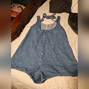 SHEIN Denim Blue One Piece